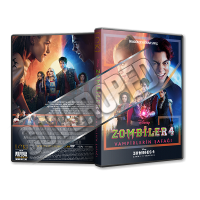 Zombiler 4 Vampirlerin Şafağı - Zombies 4 Dawn of the Vampires - 2025 Türkçe Dvd Cover Tasarımı